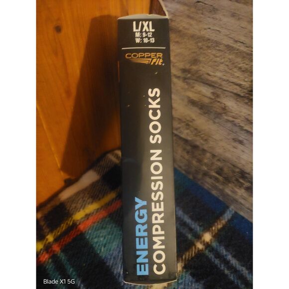 Easy On/Off Energy Compression Socks Large-Exlarge Black - Picture 6 of 7